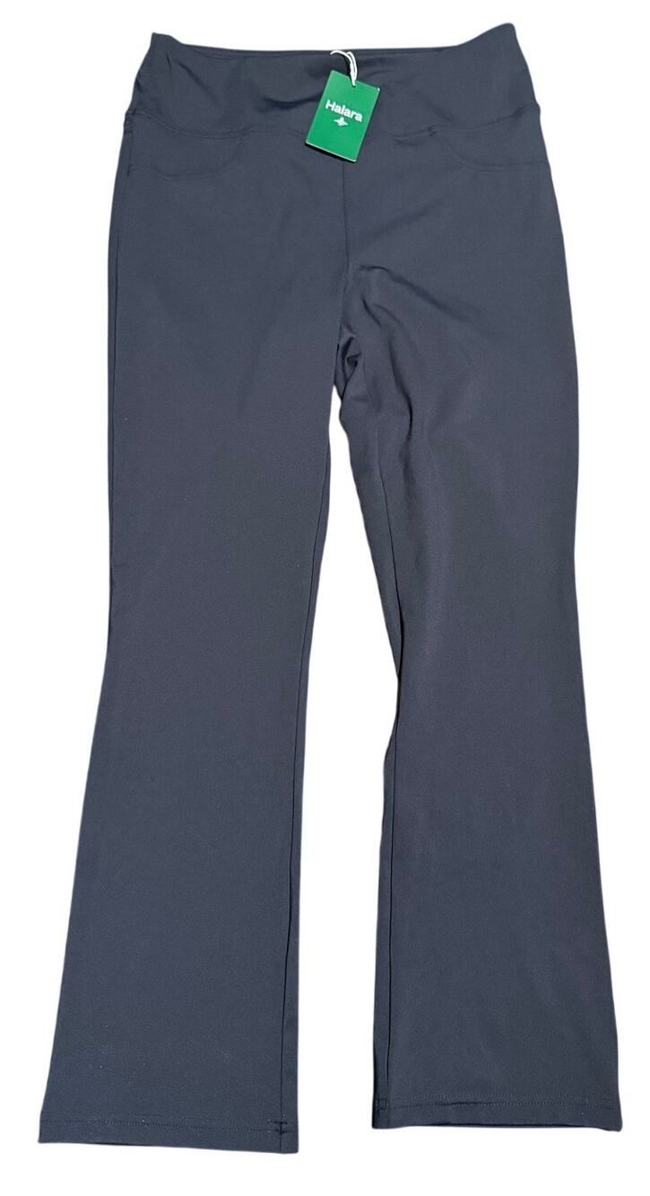 Halara Black High Rise Flare Yoga Pants, Women's Size Large, NWT